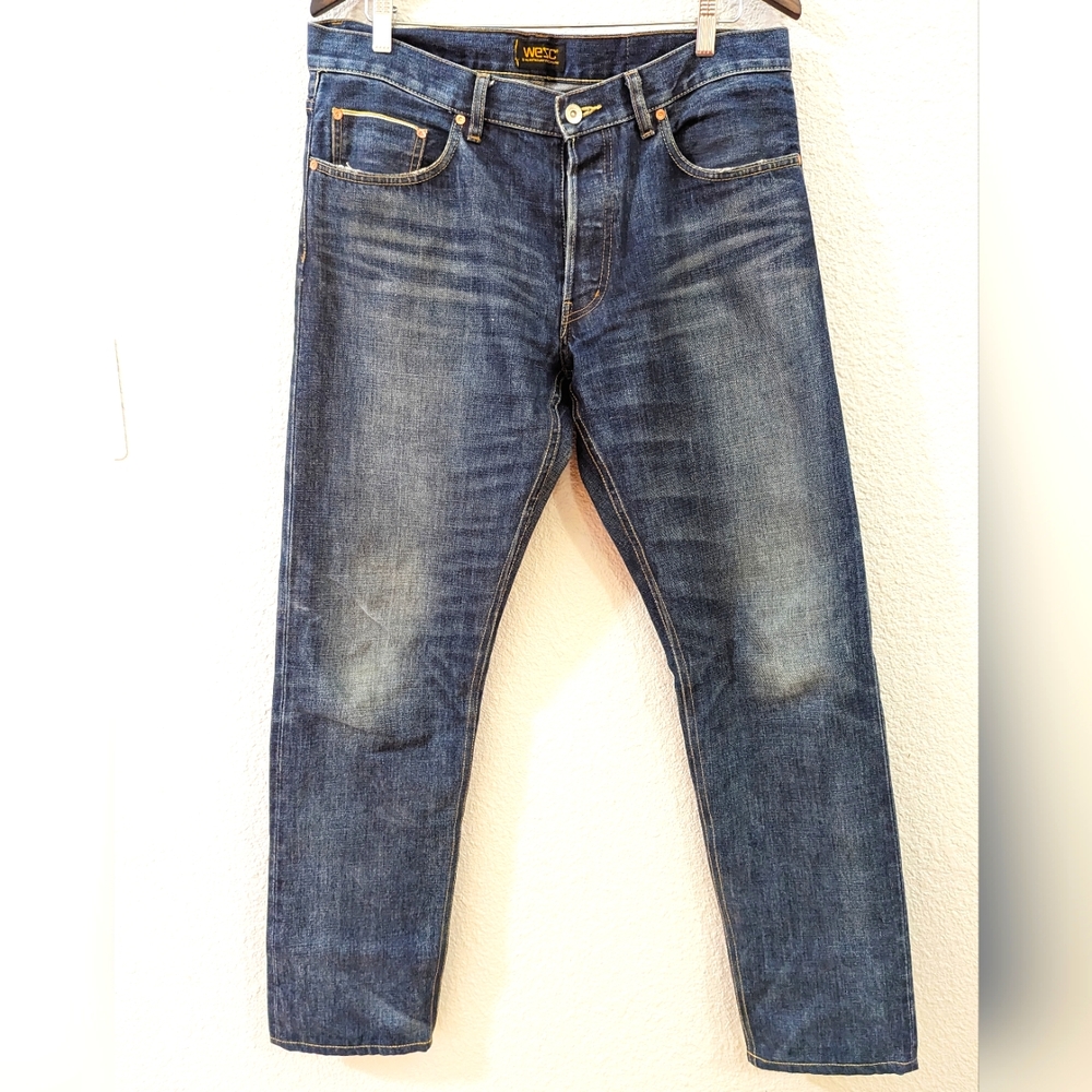 WESC Standard Selvedge Jeans, size 34